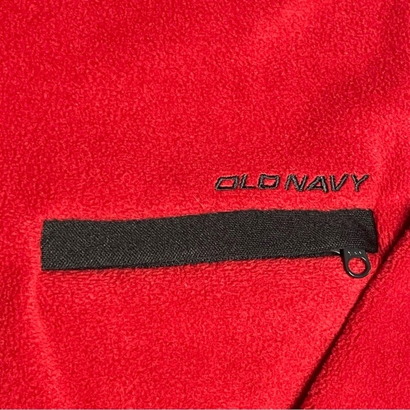 Old Navy Y2K Vintage Quarter Zip Fleece Men’s Medium Pullover Jacket 90s - Picture 5 of 9